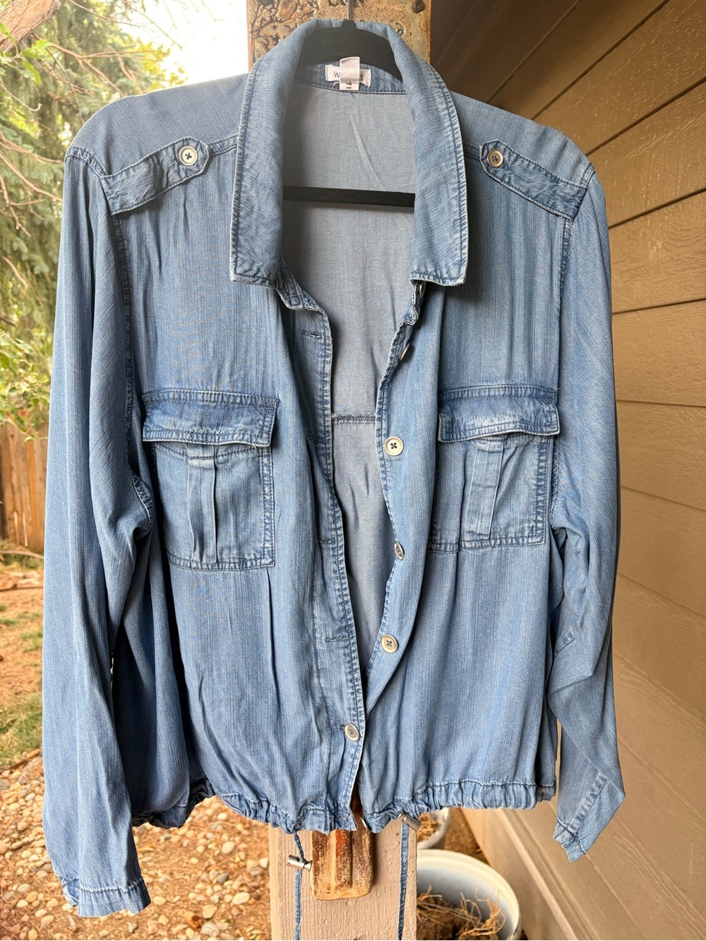 Westport Light Blue Denim Utility Jacket